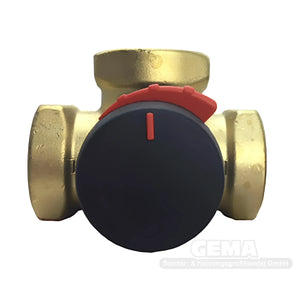 ESBE Regelt 3-Wegemischer VRG Messingventil für Heizkessel und Boiler.