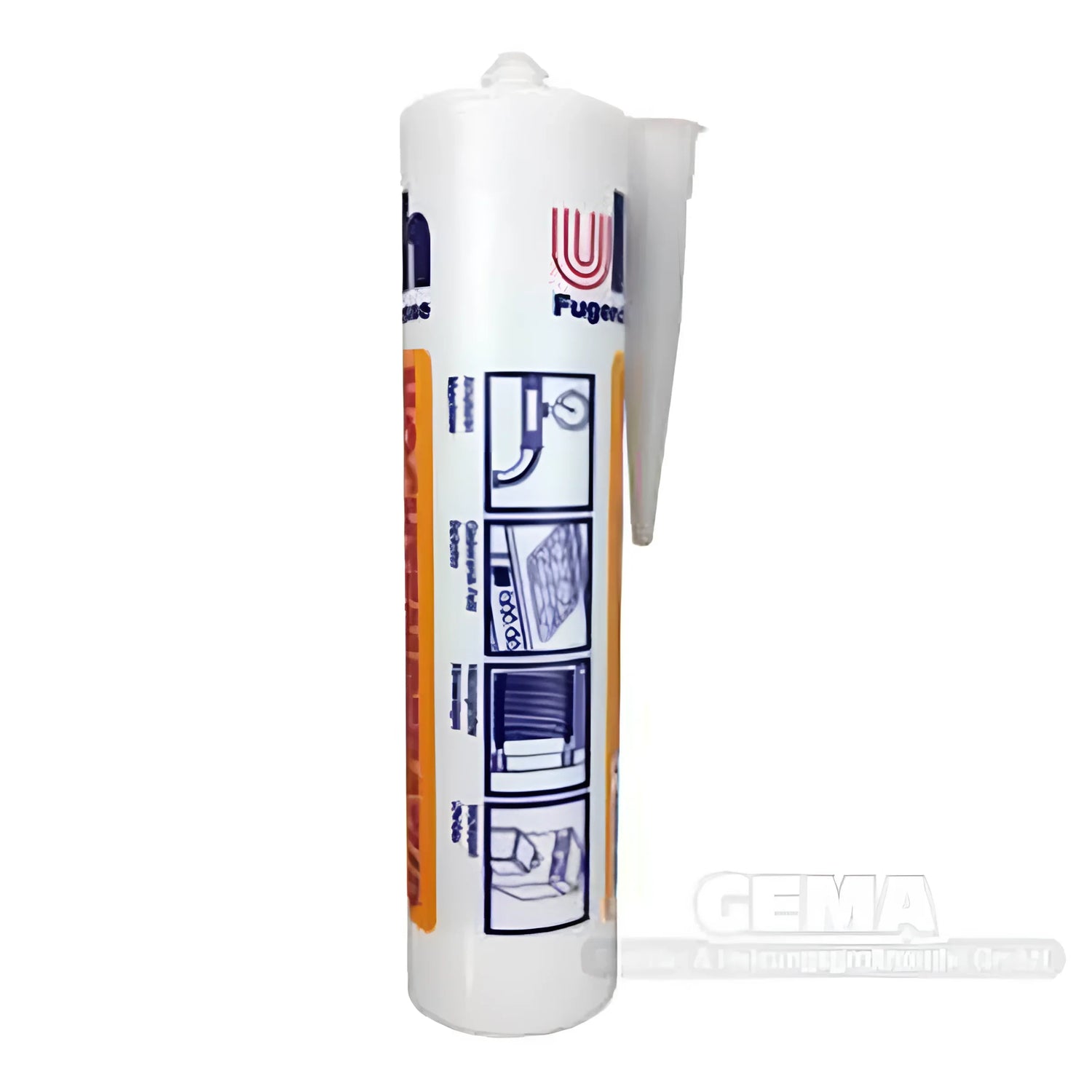 Hitzebeständige Fugendichtmasse 300ml für -40°C bis +315°C.