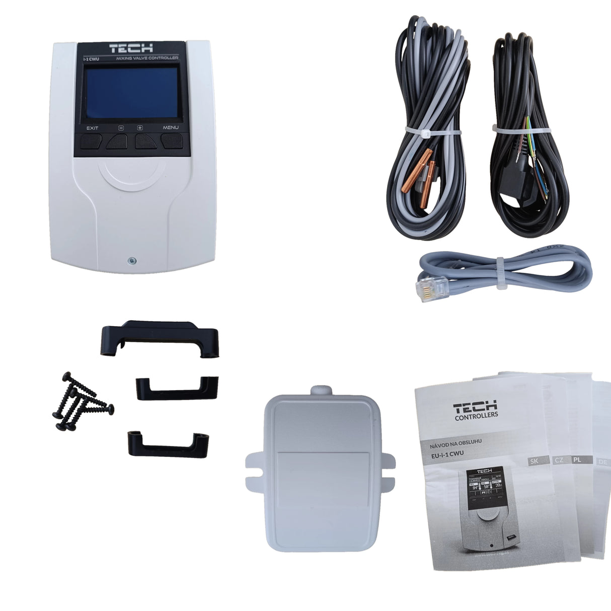 TECH i-1 CWU heating circuit controller weather-compensated – mixing valve + hot water pump