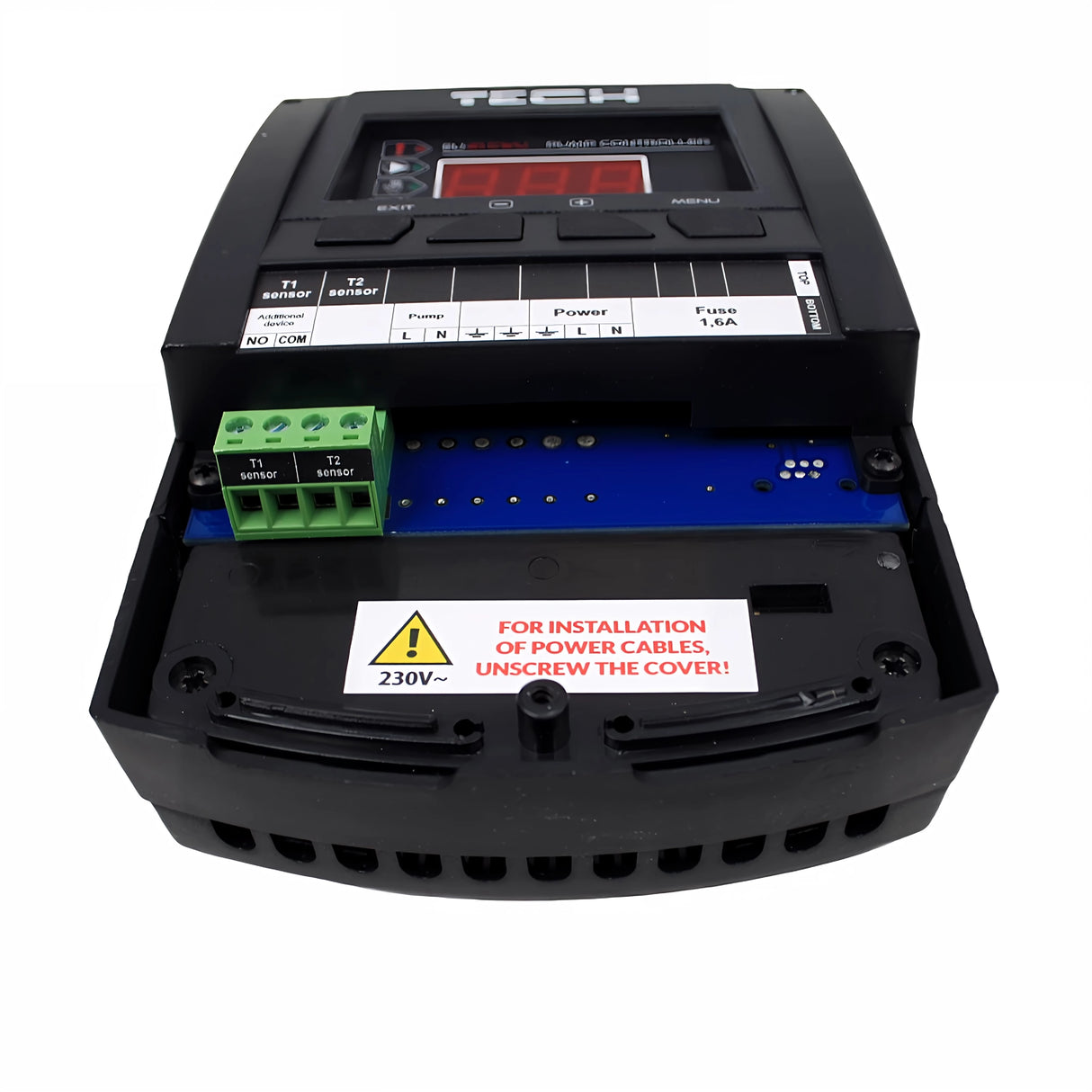 Rialaitheoir Difríochta Teochta Tech EU-21 CWU le taispeáint LED