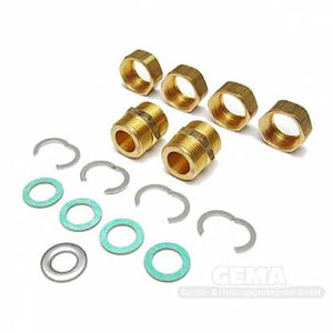 Brass plumbing fittings for DN20 Solarleitung zur sicheren Montage und Verbindung