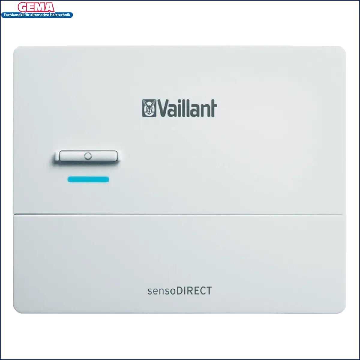 Weißes Vaillant sensoDIRECT Steuerungspanel für witterungsgeführter einkreisregler im ecotec plus