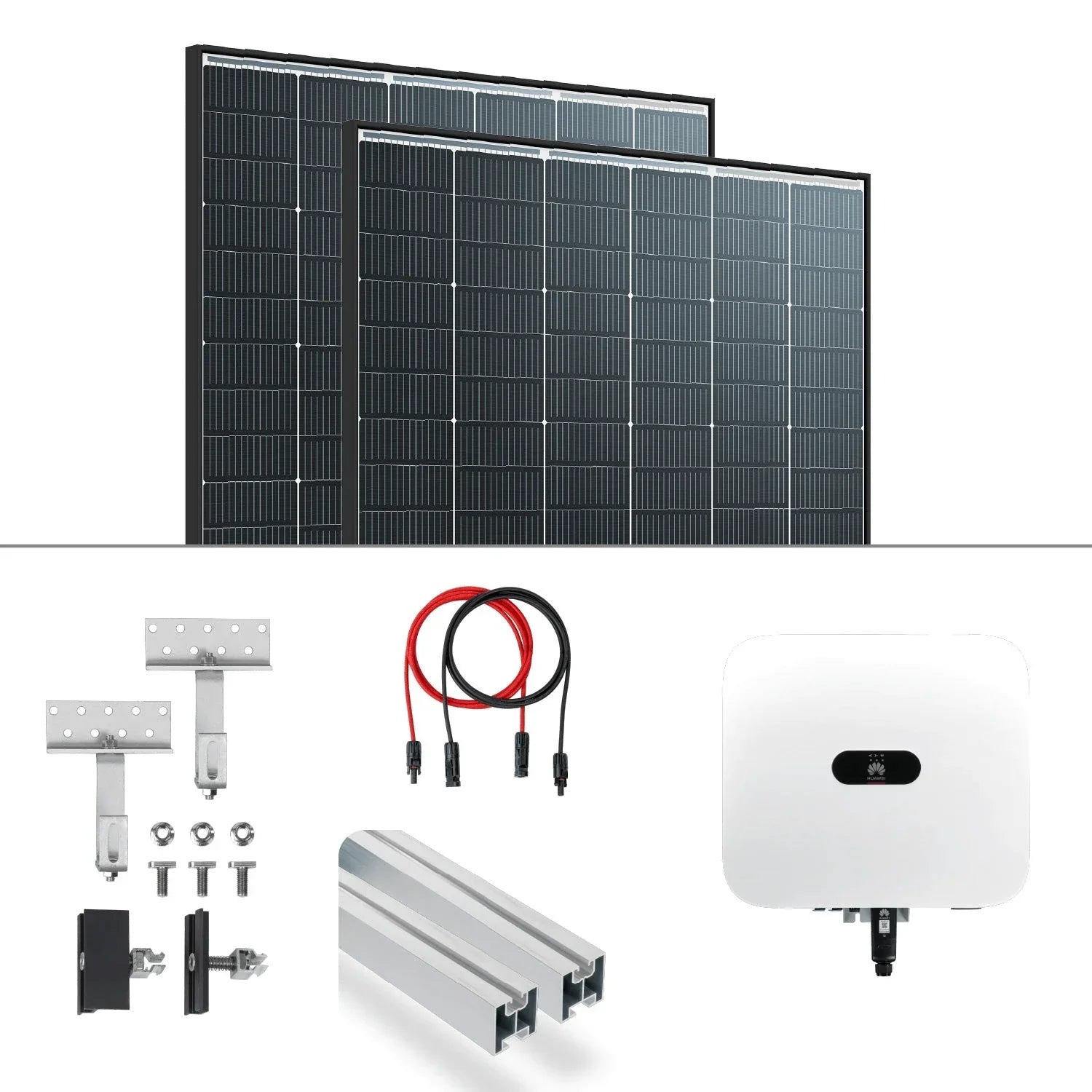 Solarpanel-Installationskit für 8 kWp PV Anlagen – Angebot anfordern für Ihre PV Anlage