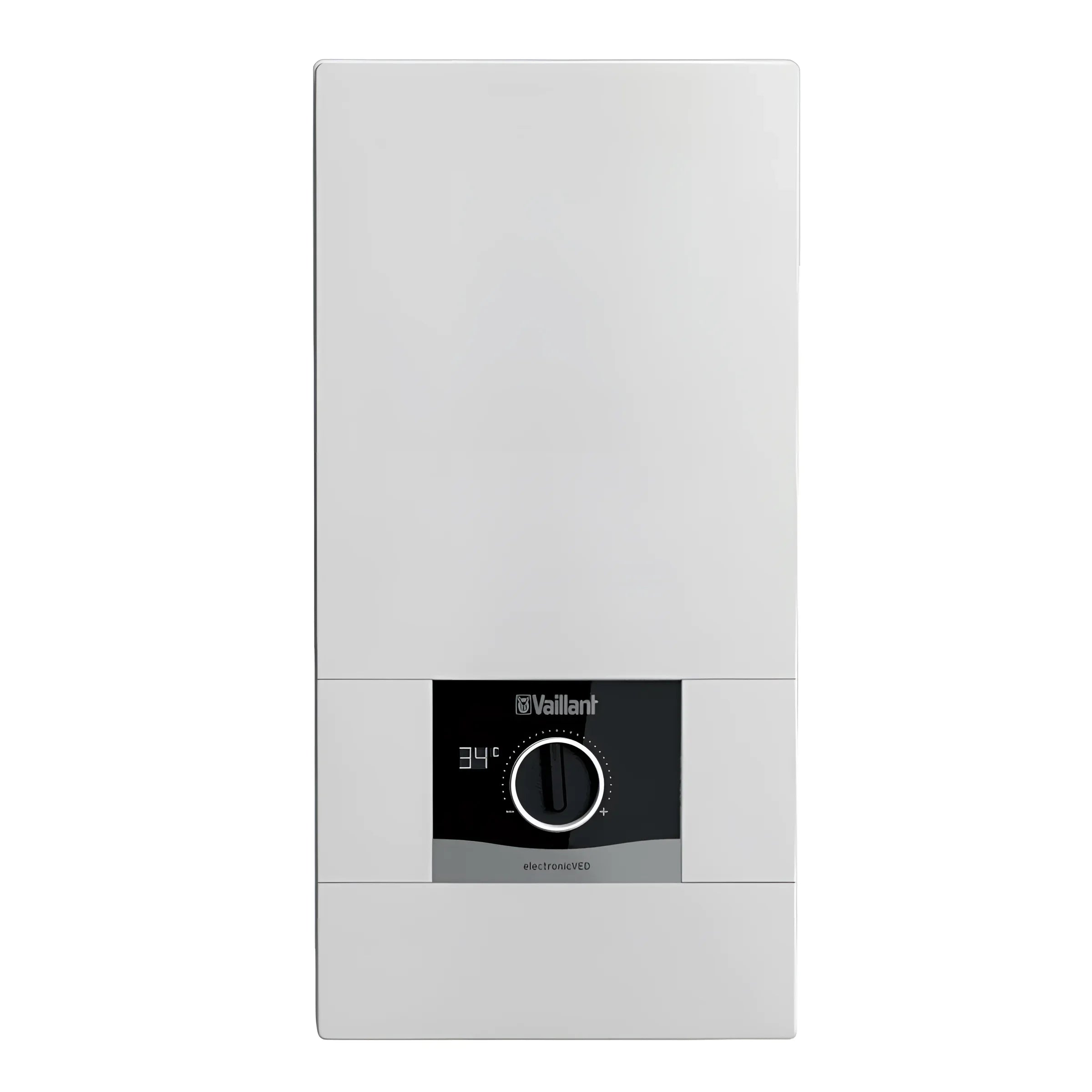 Vaillant Durchlauferhitzer💧elektronisch, 400V 50Hz, ideal für Bad🛁& Küche🍽️, sorgt für warmes Wasser✨.