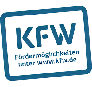 KfW Förderlogo auf Thermoflux PID Logic Kombi 25, hochmoderner Kombikessel von Thermoflux Pelling