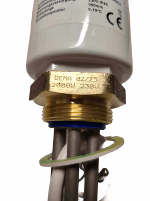 Immersion heater element für Trinkwasserspeicher 100 Liter mit 2,0 kW Heizstab