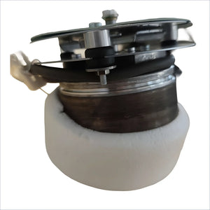Cylindrischer Gebläse motor mit Montageset und Schaumstoff für Attack Holzvergaserkessel