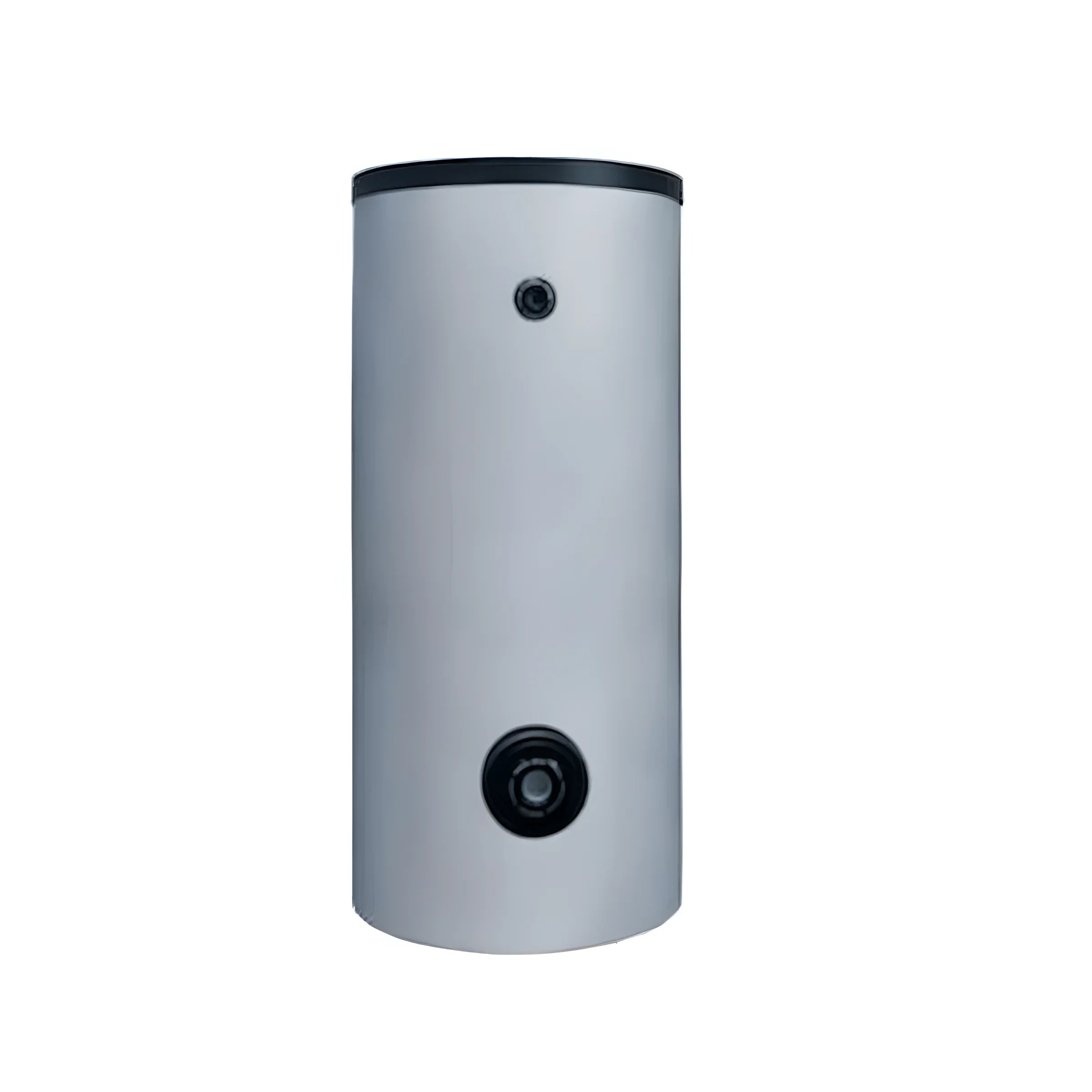 Cylindrischer Warmwasserspeicher Sunex Fish S16 mit großflächigem Wärmetauscher und Magnesiumanode