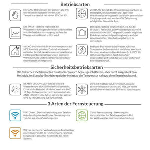 Elektroheizstab 2 KW mit WiFi-Steuerung - GEMA Shop