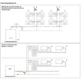 Adjustable differential pressure relief valve with degree scale