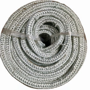 Silbergeflochtene Attack Dichtschnur 14x14 mm für Schamottdüsenabdichtung
