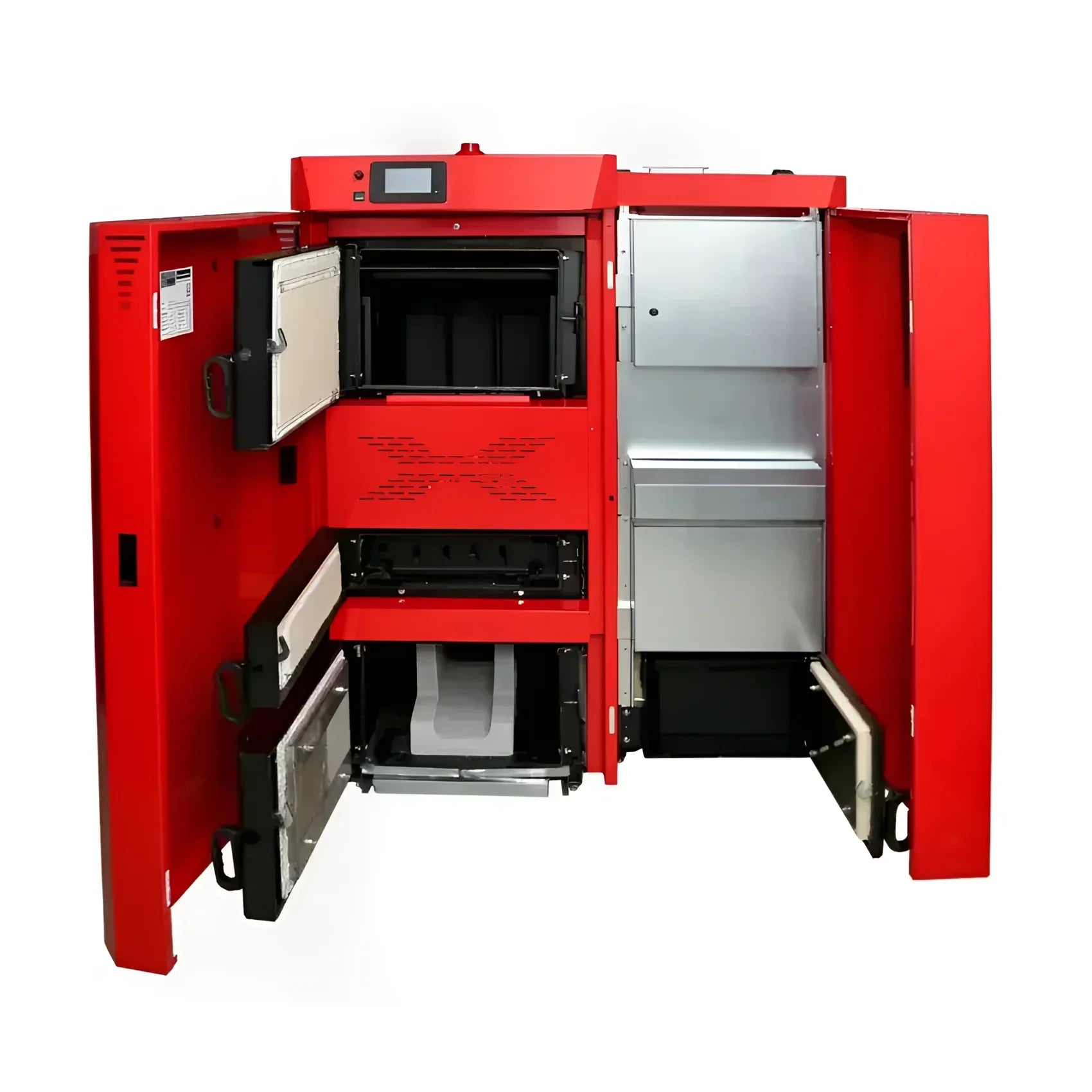 Thermoflux PID Hochmoderner Kombikessel Thermoflux Pelling mit offenem roten Industrieofen