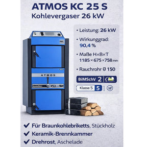 ATMOS Kohlevergaser moderne Technik für effiziente Energiegewinnung und umweltfreundliche Verbrennung