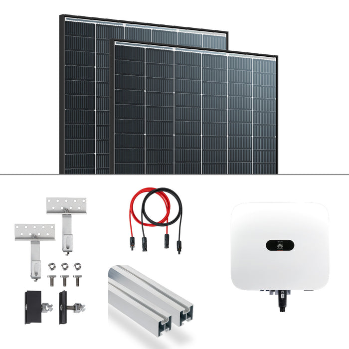 PV Komplettpaket Huawei 8kW Schrägdachmontage Trina 435 Vertex S+