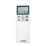 Mitsubishi Monosplit-Klimaanlage mit Fernbedienung.