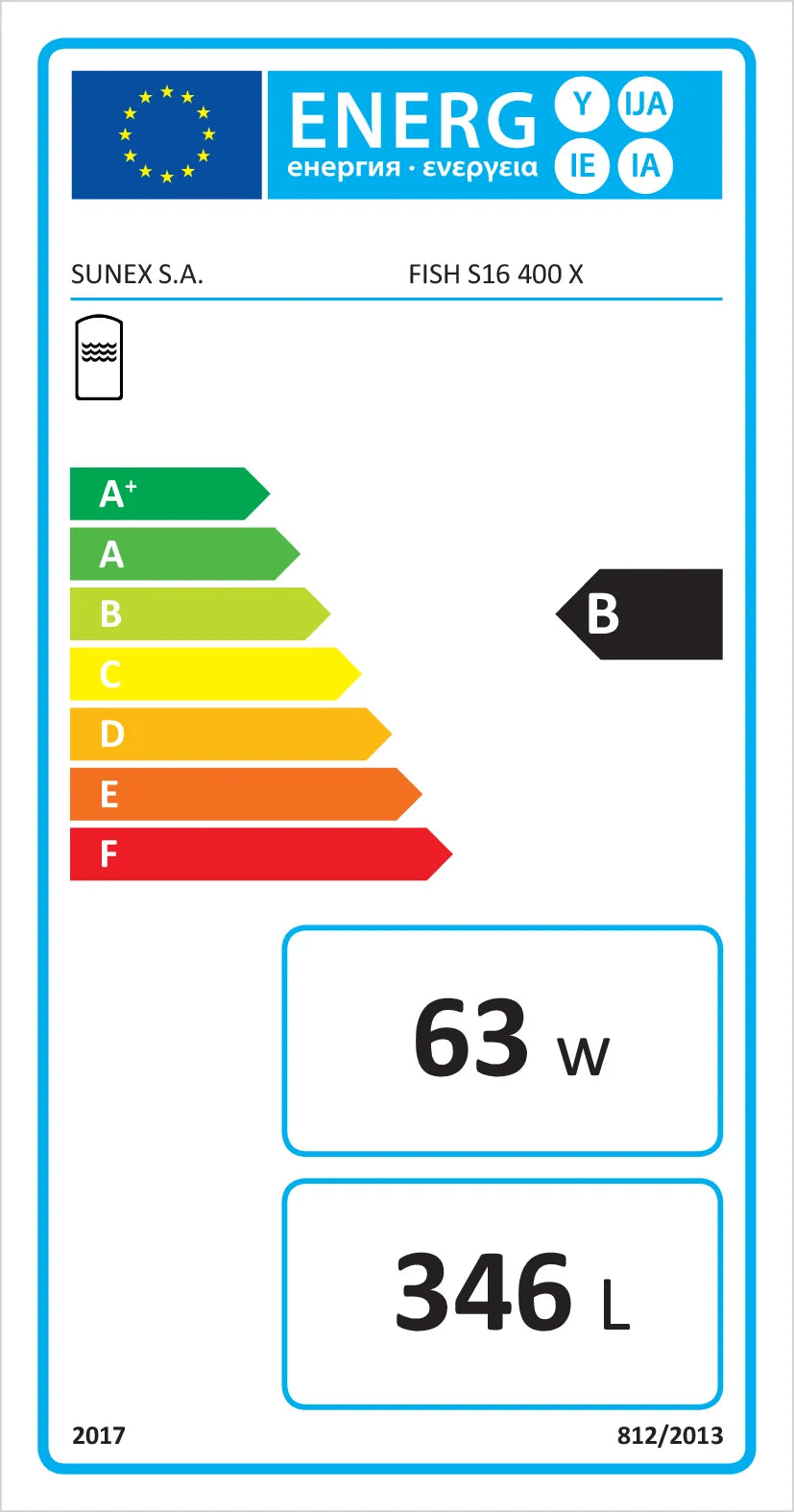 Warmwasserspeicher Wärmepumpenspeicher Sunex Fish S16.