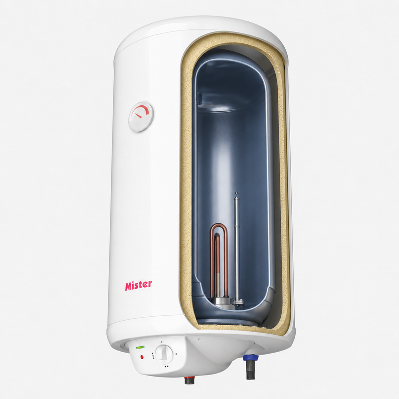 Elektrische hangboiler 20 - 140 liter sanitair warmwateropslag