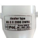 Topná tyč 6 kW/400 V – elektrická topná tyč pro zásobníky pitné a užitkové vody