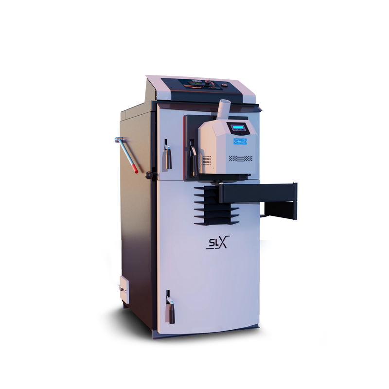 Συνδυασμός λέβητας Attack SLX Combi 25 kW για ξύλο και πέλλετ – απόδοση