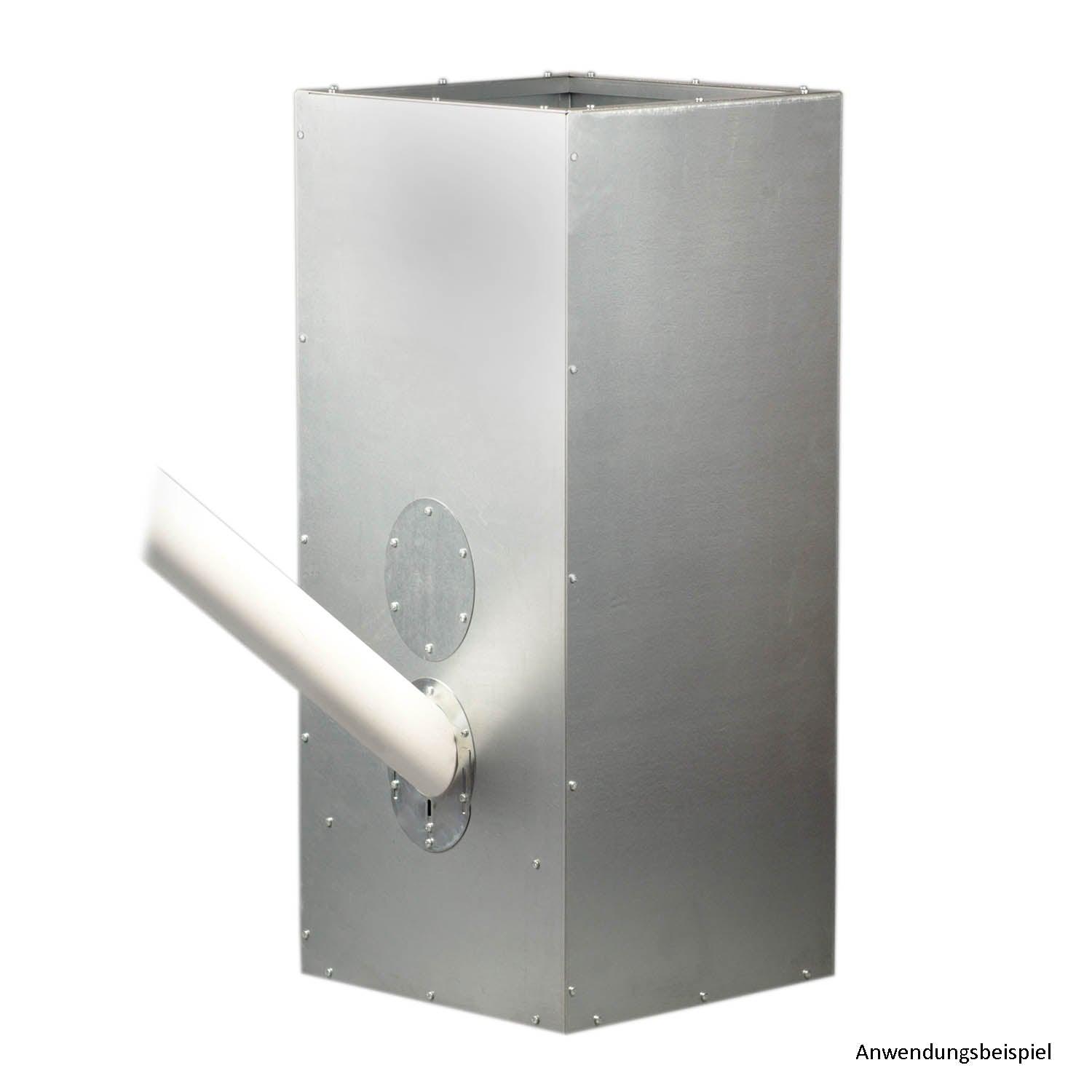 Pelletbehälter aus Metall, 200l, geeignet für Heizkessel 🔥, einfach mit Pellets befüllen. #Pelletlager