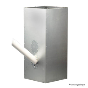 Pelletbehälter aus Metall, 200l, geeignet für Heizkessel 🔥, einfach mit Pellets befüllen. #Pelletlager