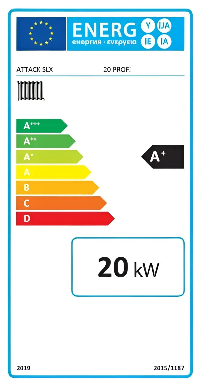 Holzvergaserkessel Attack SLX Profi 20 kW - hohe Effizienz - modernes Design 🔥.