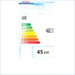 Energieeffizienzlabel für Attack SLX Profi Holzvergaser 45 kW