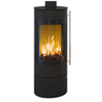 Kaminofen Pular Compact 5 kW von Olsberg in Schwarz.