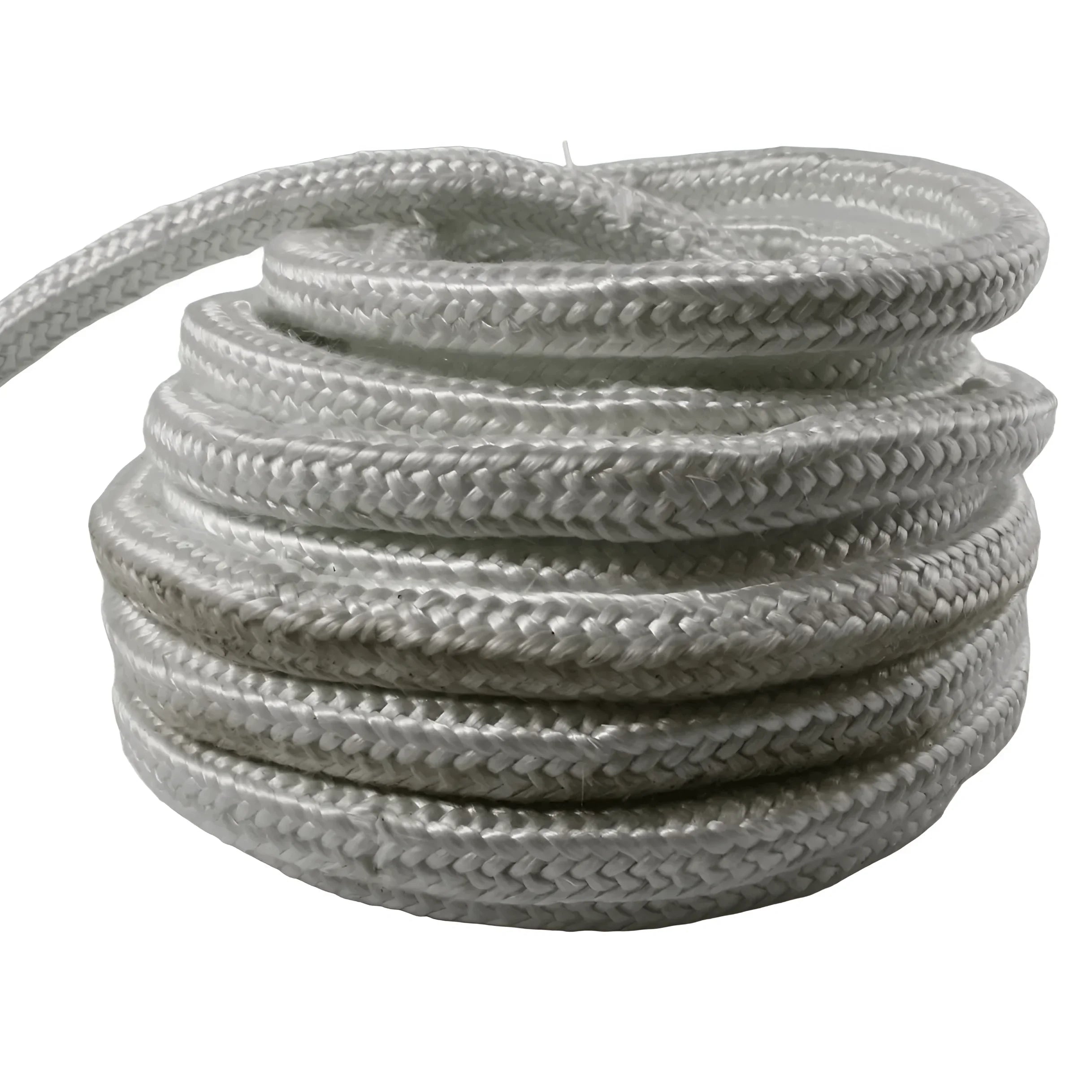 Gecoiltes geflochtenes graues Seil für MPM DS Holz Türdichtung 20x20mm