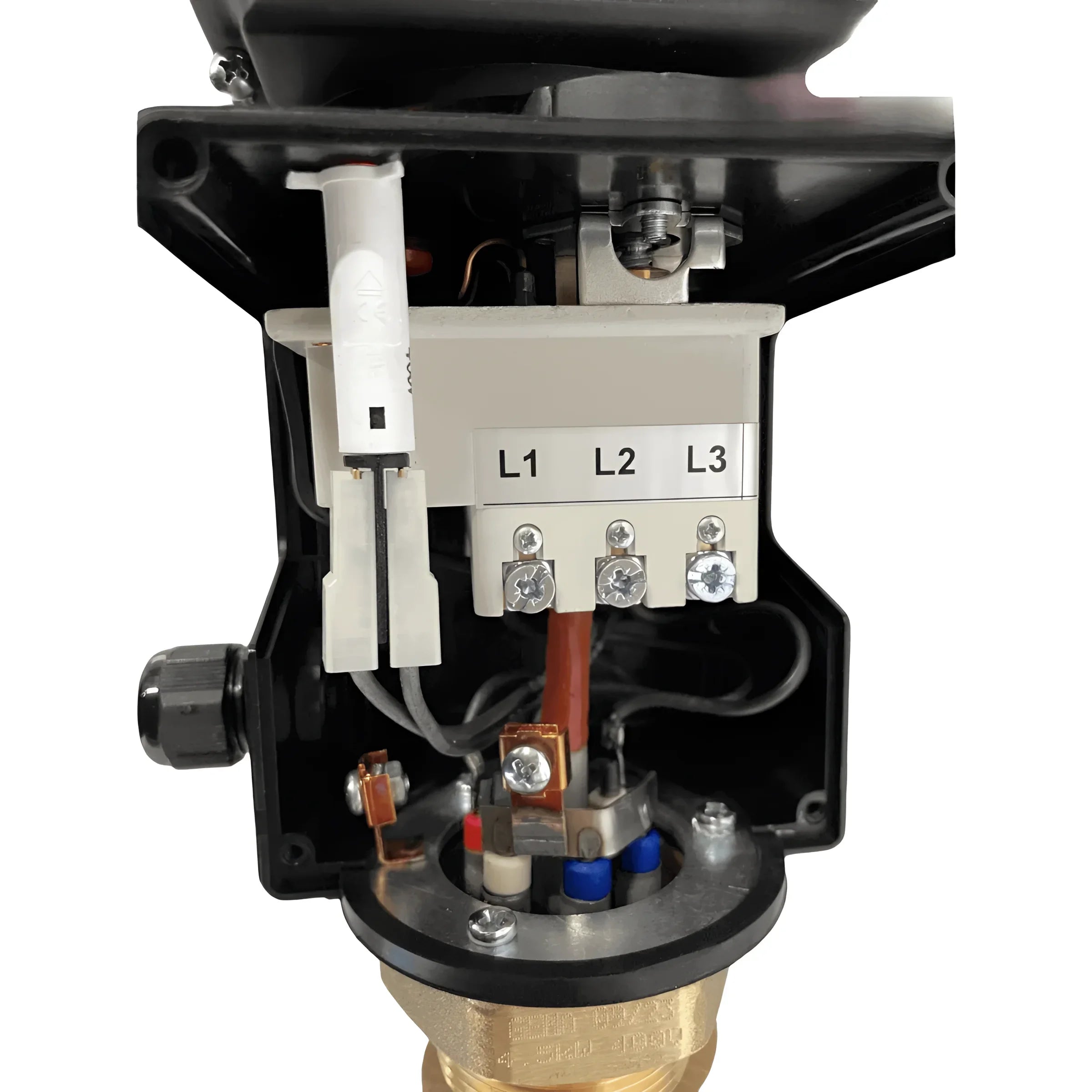 Elektrischer Anschlusskasten für Elektroheizstab Heizpatrone 2,5 kW IP54, geeignet für emaillierte Behälter