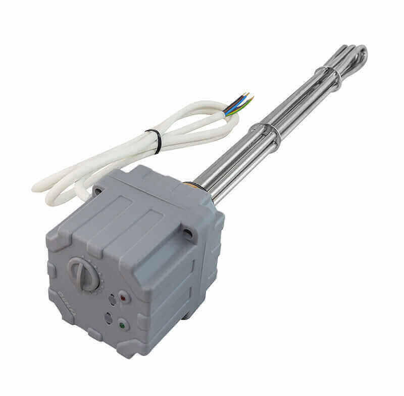 Elektroheizstab mit Regler und Thermostat 6,0 kW.