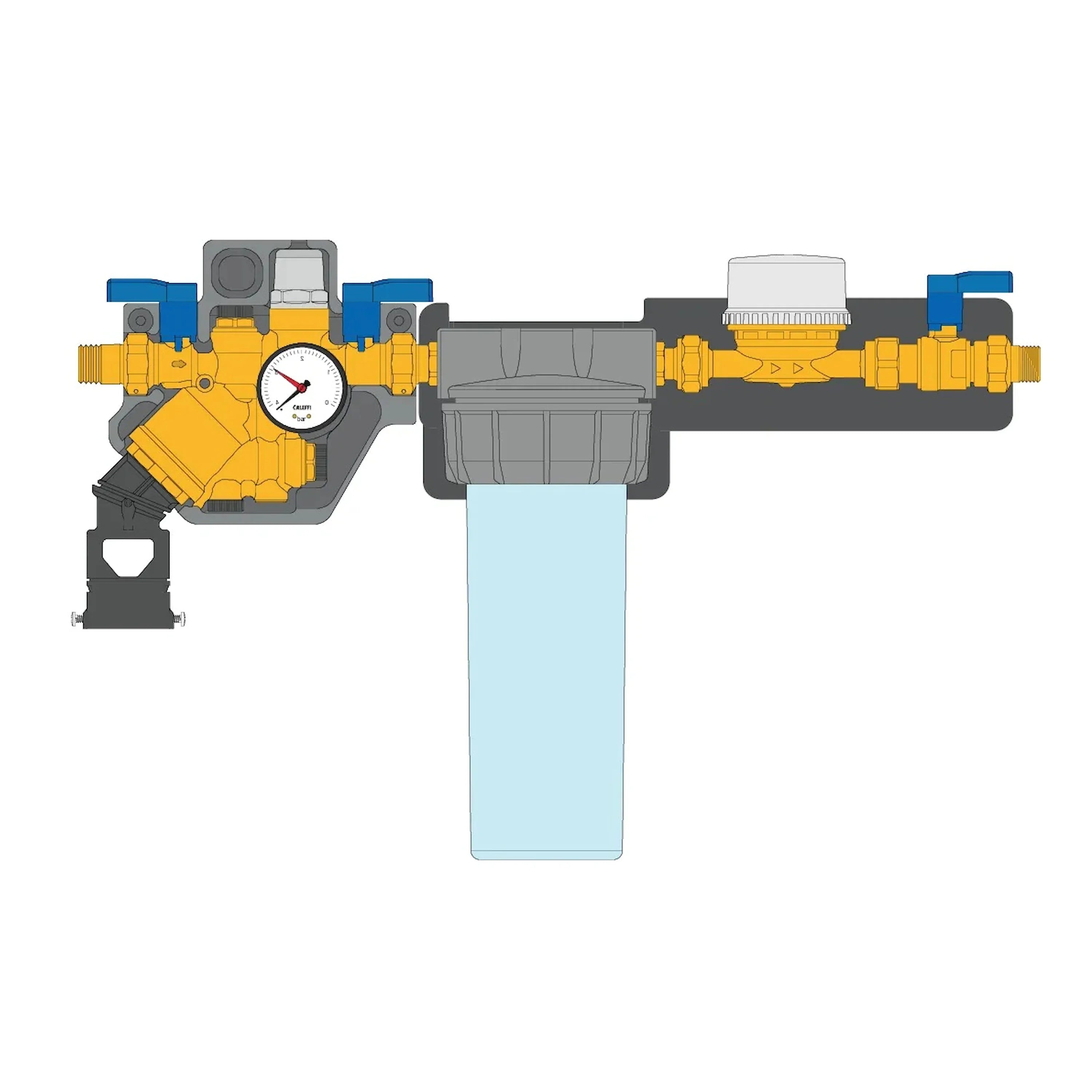 Automatic filling stability and demineralization unit