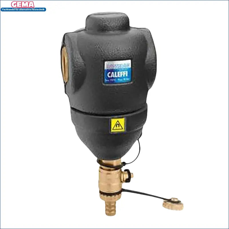 Black and brass Caleffi DIRTmag CW617N material Schlemmabscheider Wasserfilter