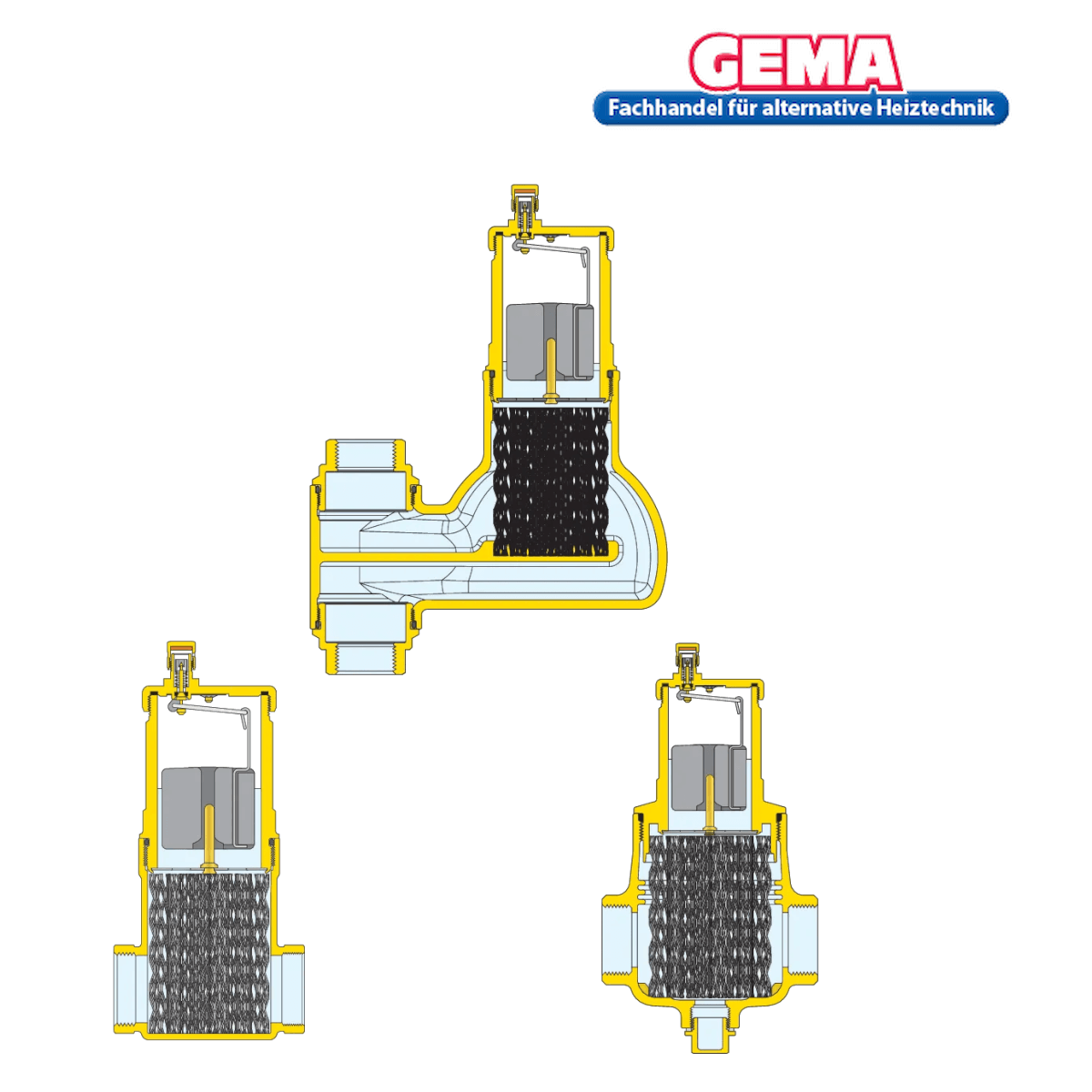 Caleffi Discal Mikroblasenabscheider für Solarthermie - GEMA Shop