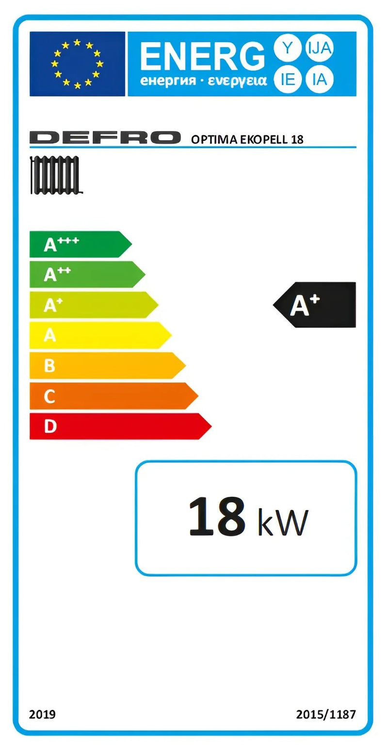 Defro Optima Ekopell 18 kW Pelletkessel – Effizient heizen für Haus & Gewerbe - GEMA Shop