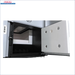 Offene weiße und schwarze Brennkammer des Defro Optima HG Holzvergaserkessels 25 kW