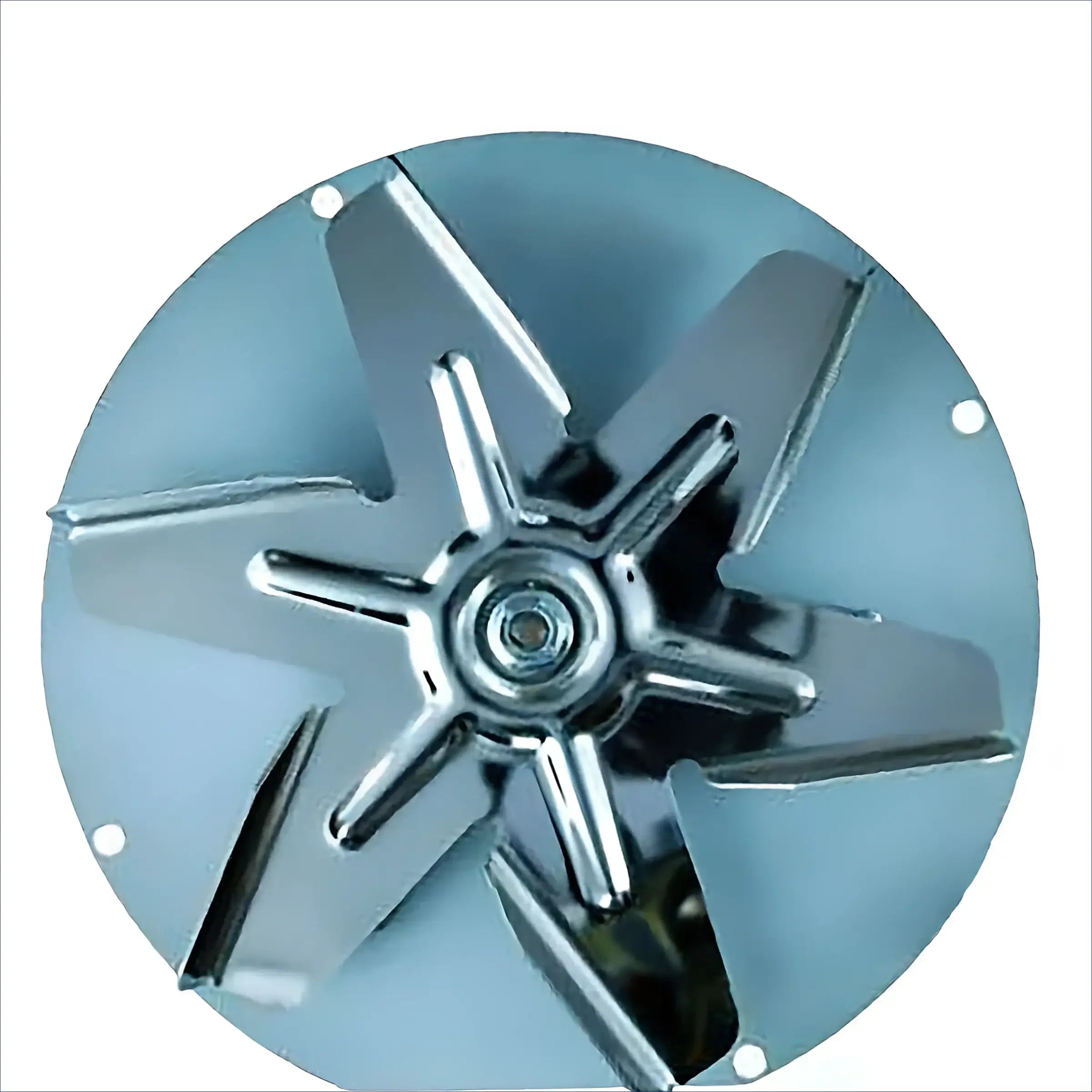 Shiny metal fan blade assembly for Thermoflux Pelling abgasgebläse within Thermoflux system