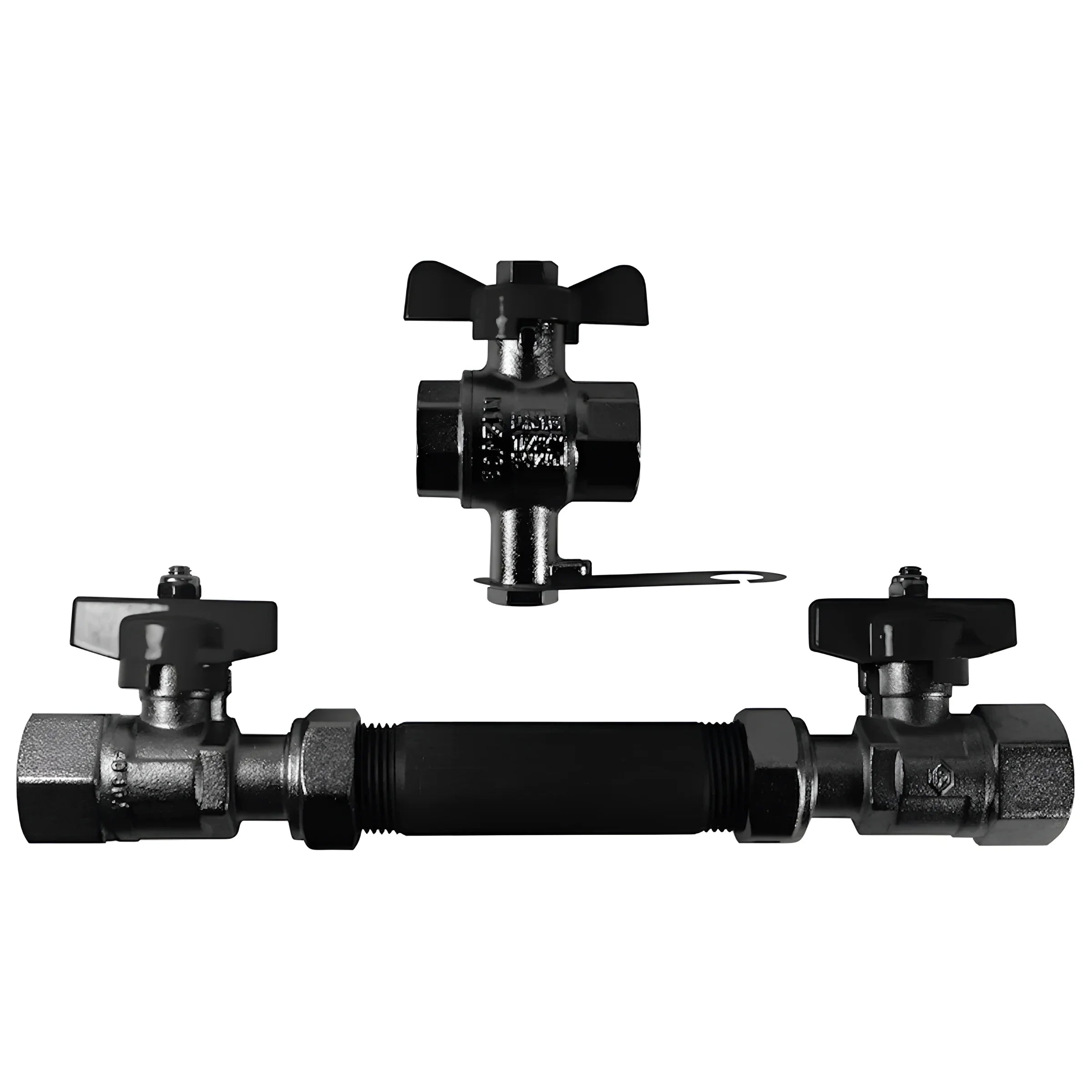 Plumbing valves und Rohrmontage für Wärmemengenzähler 1 Zoll mit horizontalen Einbaulagen zugelassen