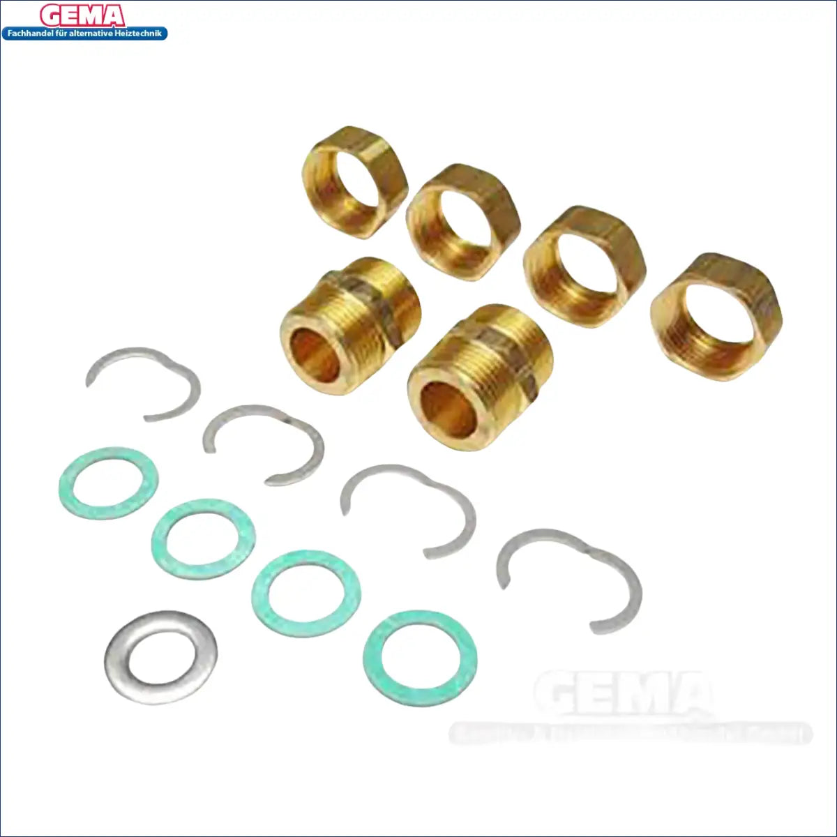 Brass plumbing fittings and washers für DN20 Solarleitung, geeignet für Boiler-Zubehör