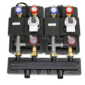 Heizkreisverteiler mit Pumpengruppe & Drei - Wegemischer - GEMA Shop