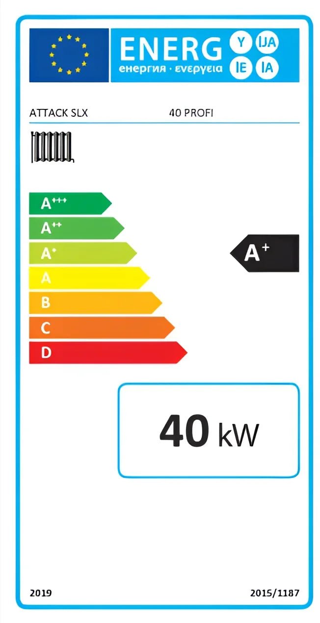 Holzvergaserkessel Attack SLX Profi 40 kW – Effiziente Holzheizung - GEMA Shop