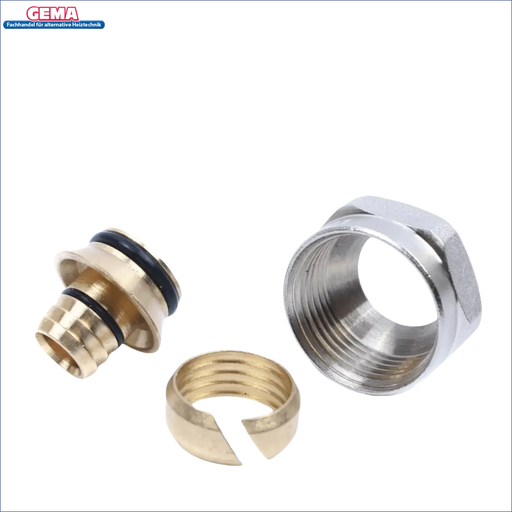 Brass compression fitting components für sichere Rohrverbindung in Klemmringverschraubung