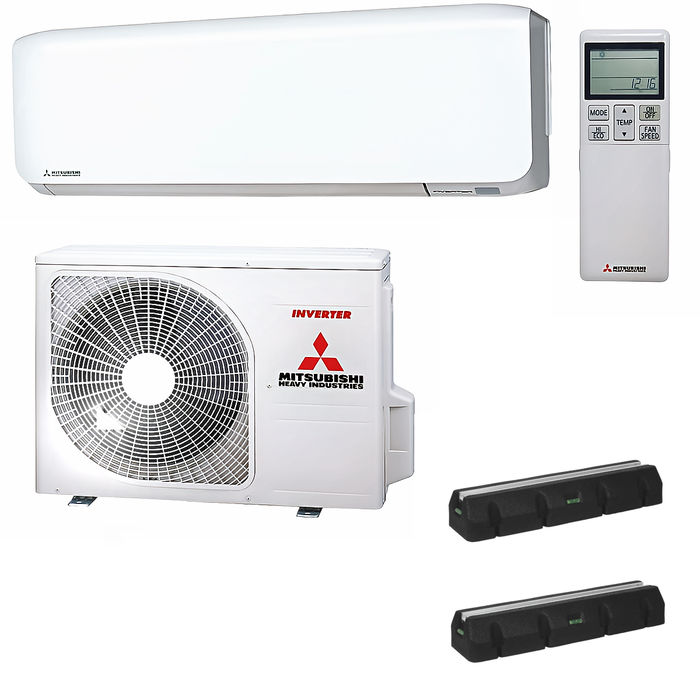 Komplettpaket Mitsubishi Klimaanlage SRK 25 ZS-W/SRC 25 ZS-W