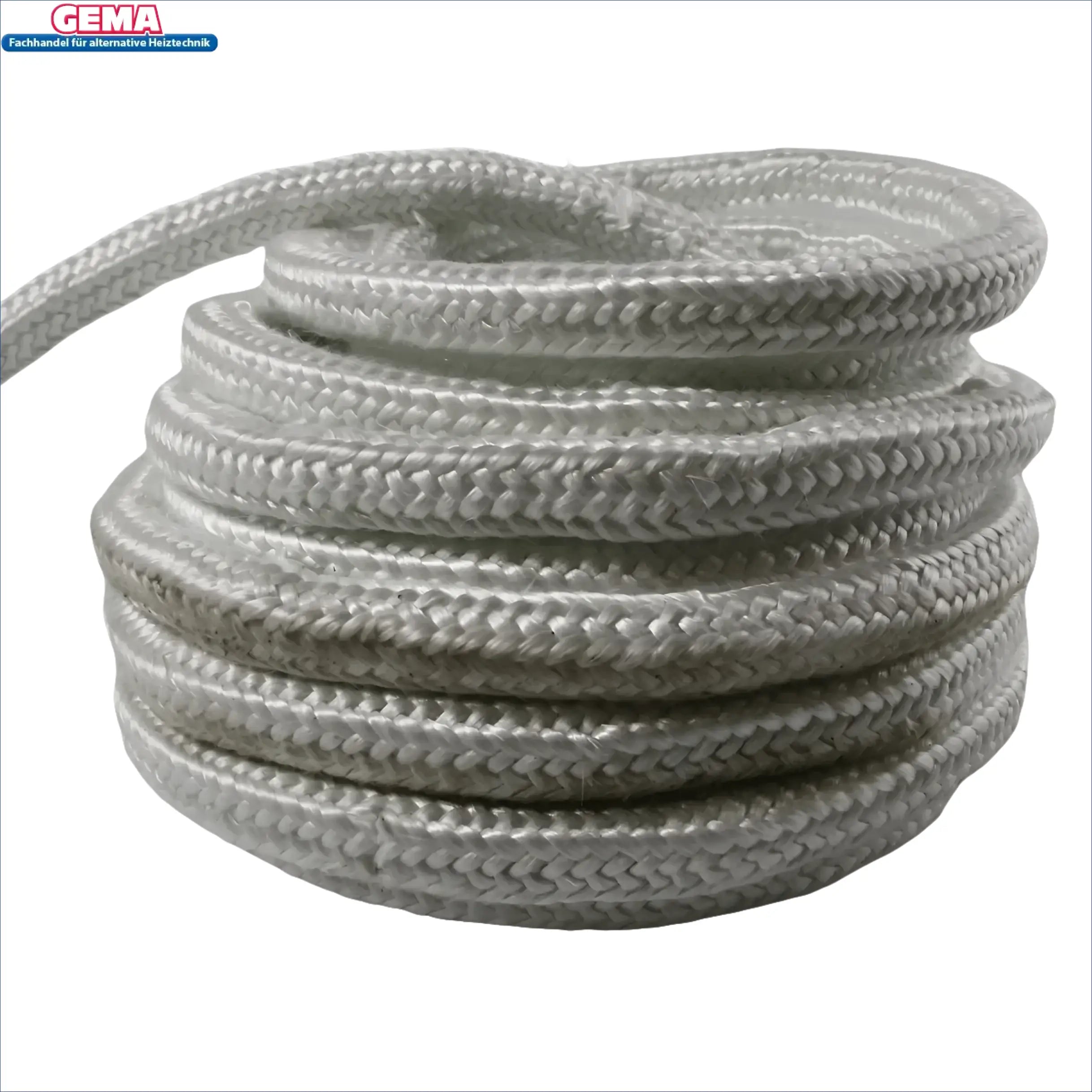 Gecoiltes geflochtenes graues Seil für MPM DS Holz Türdichtung 20x20mm