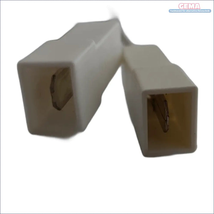 Weiße elektrische Stecker für Thermoflux Pelling Eco Kaminzubehör