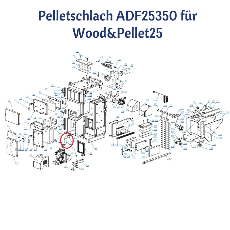 Pelletslang för Attack Wood&Pellet25 - GEMA Shop