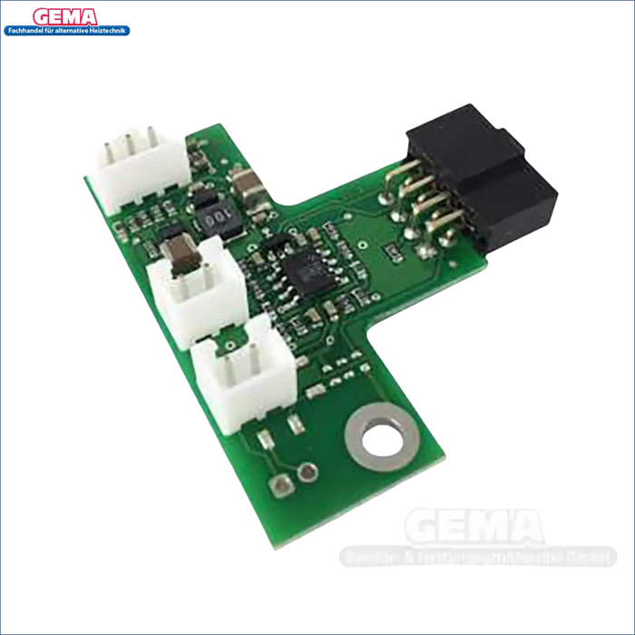 Grüne Platine mit Steckverbinder für Thermoflux Pelling ECO Serie Unterdruck Adapter