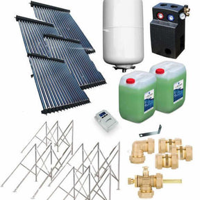 Solarpaket Röhrenkollektor HP22 Flachdach 14,44 m² - GEMA Shop