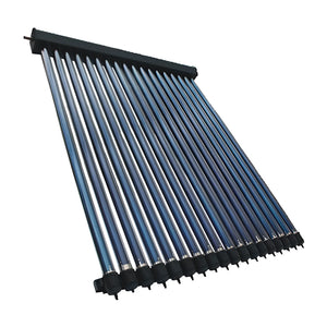 Solar Röhrenkollektor mit länglichen Rohren 🌞 für effiziente Heizlösungen und nachhaltige Energie 🌍.