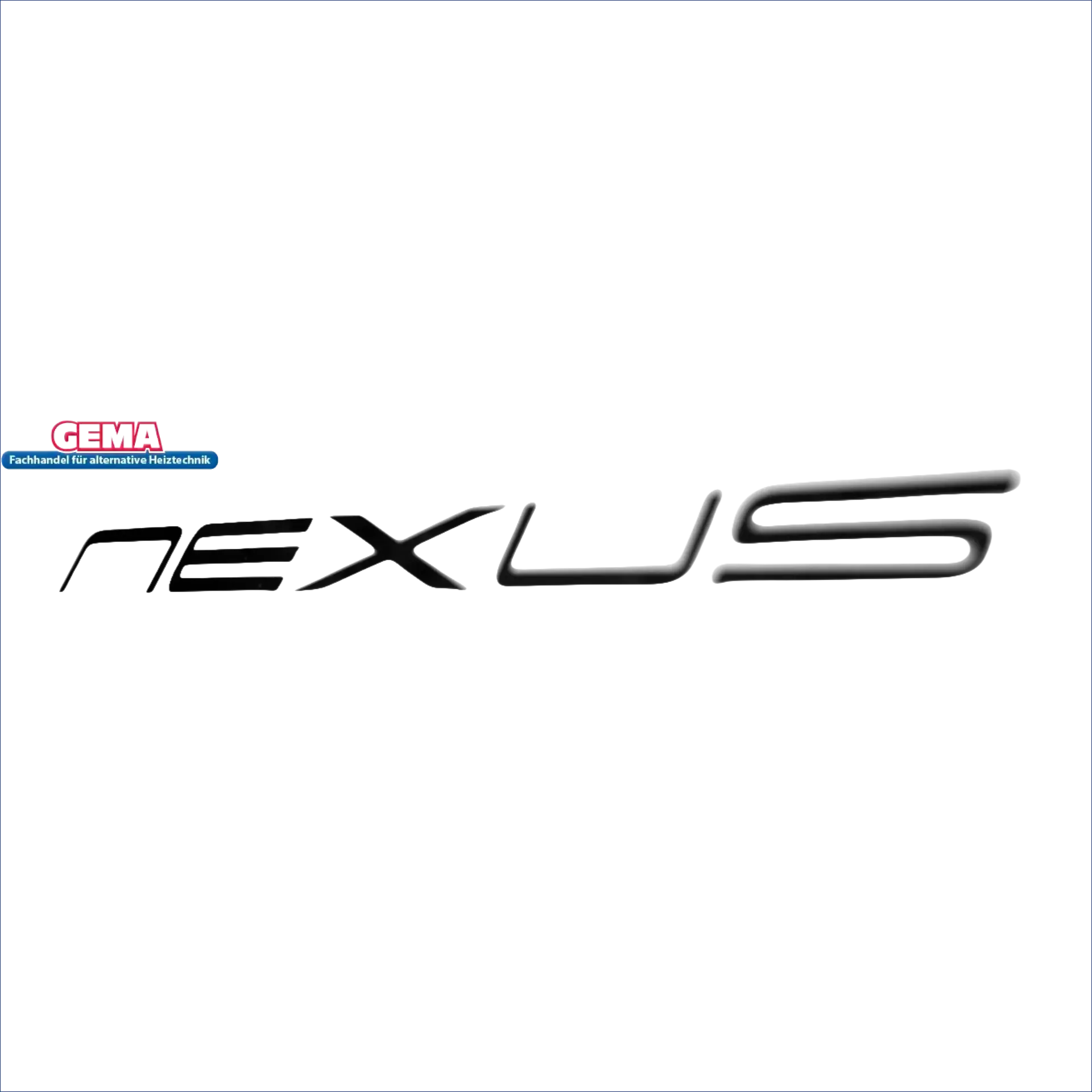 Geklärter NEXUS Schriftzug auf Wärmepumpe Monoblock Luft Wasser Nexus M 18 kW